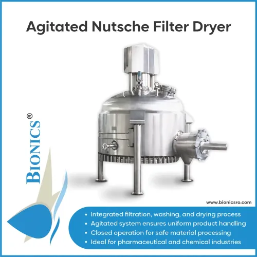 Agitated Nutsche Filter Dryer Manufacturers in India
