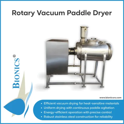 Rotary Vacuum Paddle Dryer  Manufacturers in India