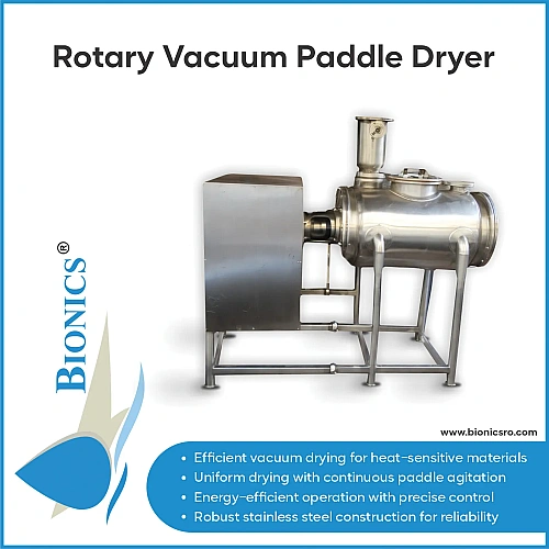 Rotary Vacuum Paddle Dryer  Manufacturers in India