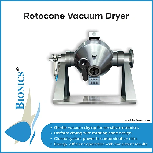 Rotocone Vacuum Dryer Manufacturers in India